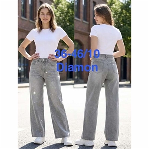 Jeansy z cekinami  36-46