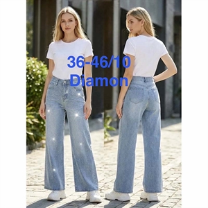 Jeansy z cekinami  36-46