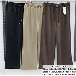Spodnie szerokie nogawki damskie  3XL/4XL-5XL/6XL