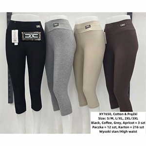 Legginsy krótkie damskie  S/M-2XL/3XL