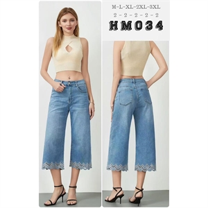 Jeansy damskie (7/8) M-3XL