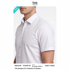 Koszula męska z krótkim rękawem L-3XL