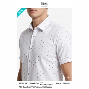 Koszula męska z krótkim rękawem L-3XL