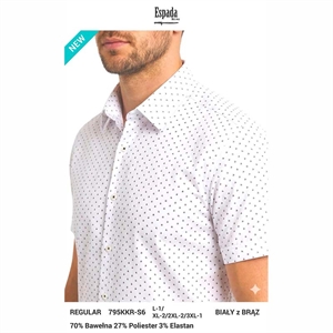 Koszula męska z krótkim rękawem L-3XL