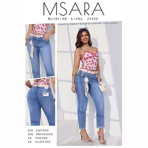 Jeansy damskie M'sara  L-4XL