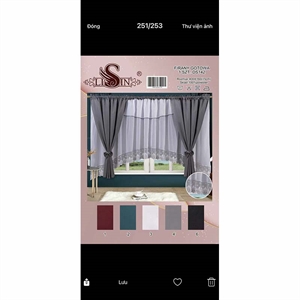 Firanka gotowa  400x160cm (± 5cm)