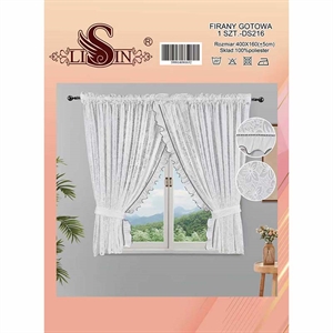 Firanka gotowa  400x160cm (± 5cm)