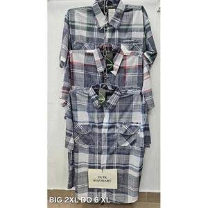 Koszula męska z krótkim rękawem Big Size  2XL-6XL