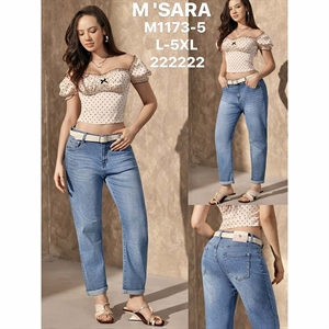 Jeansy damskie M'sara  L-5XL