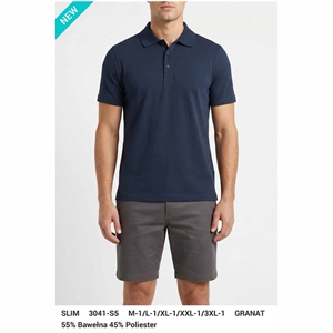 Koszulka polo męska dzianinowa produkt Turecki  M-3XL