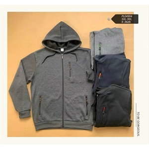 Bluza męska rozpinana na zamek z kapturem Big Size  5XL-9XL