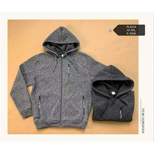 Bluza męska rozpinana na zamek z kapturem  M-4XL