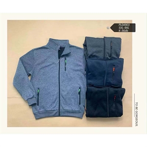 Bluza męska rozpinana na zamek bez kaptura Big Size  5XL-9XL