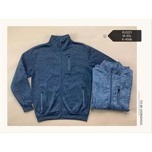 Bluza męska rozpinana na zamek bez kaptura  M-4XL