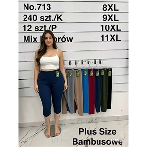 Legginsy krótkie damskie 8XL-11XL