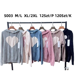 Sweter damski z kapturem (M/L-XL/2XL)