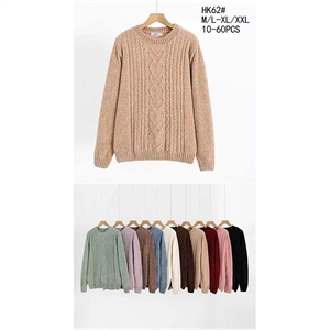 Sweter damski okrągły  M/L-XL/2XL