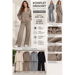 Komplet dresowy ocieplany  S/M-L/XL