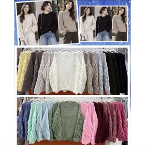 Sweter damski okrągły