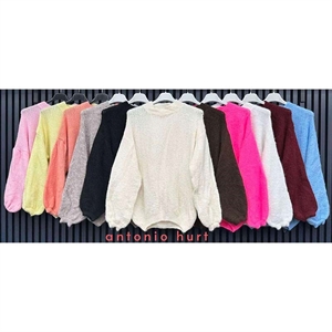 Sweter damski okrągły