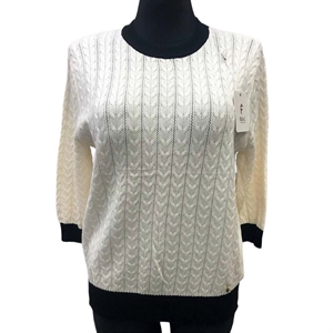 Sweter damski okrągły