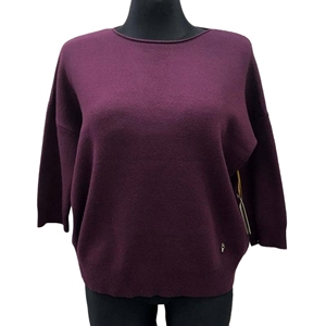 Sweter damski okrągły