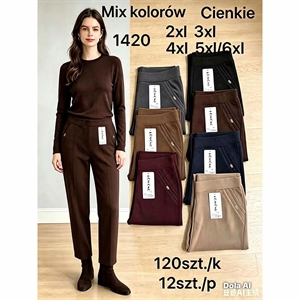Spodnie cienkie damskie  2XL-5XL/6XL