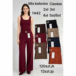 Spodnie cienkie damskie  2XL-5XL/6XL