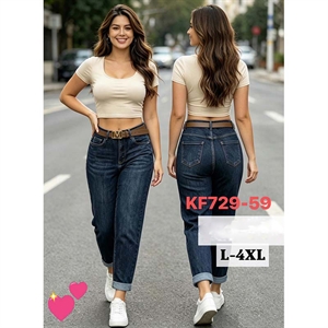 Jeansy damskie  L-4XL big size