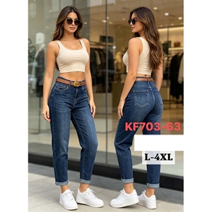 Jeansy damskie  L-4XL big size
