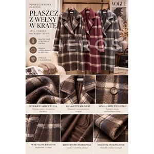 Płaszcz damski produkt Włoski