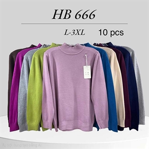 Sweter damski z półgolfem  L-3XL