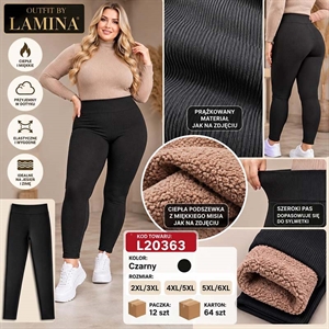 Legginsy ocieplane damskie  2XL/3XL-5XL/6XL