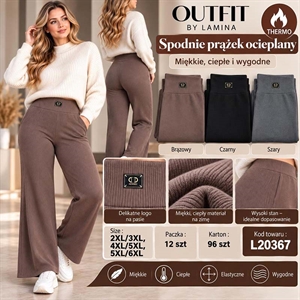 Spodnie prążek ocieplane  2XL/3XL-5XL/6XL