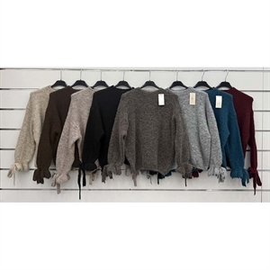 Sweter damski okrągły