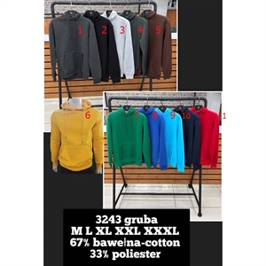 Bluza gruba kangurka męska produkt Turecki  M-3XL