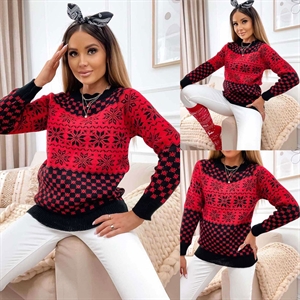Sweter damski okrągły świąteczna produkt Włoski