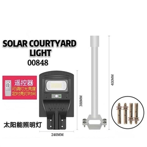 Solar courtyard light