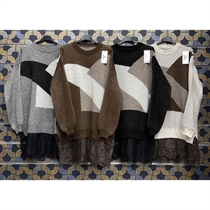 Tunika damska sweterkowa - Produkt Włoski