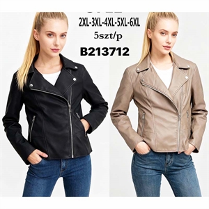 Kurtka skórzana damska Big Size  2XL-6XL