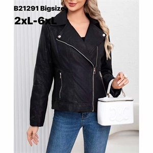 Kurtka skórzana damska Big Size  2XL-6XL