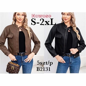 Kurtka skórzana damska  S-2XL