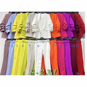 Komplet Marynarka + Spodnie produkt Włoski  S-2XL