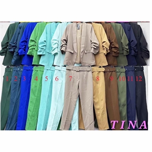 Komplet Marynarka + Spodnie produkt Włoski  S-2XL