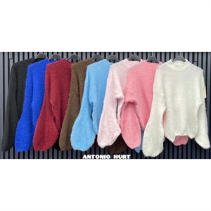 Sweter damski okrągły - Produkt Włoski