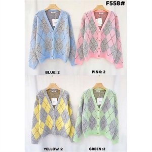 Sweter damski zapinany na guziki