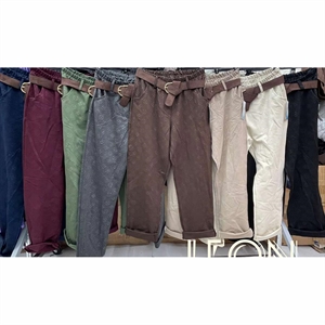 Spodnie damskie z paskiem produkt Włoski