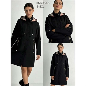 Długa kurtka damska (S-2XL)