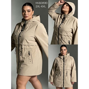 Długa kurtka damska (2XL-6XL)