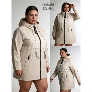 Długa kurtka damska (2XL-6XL)